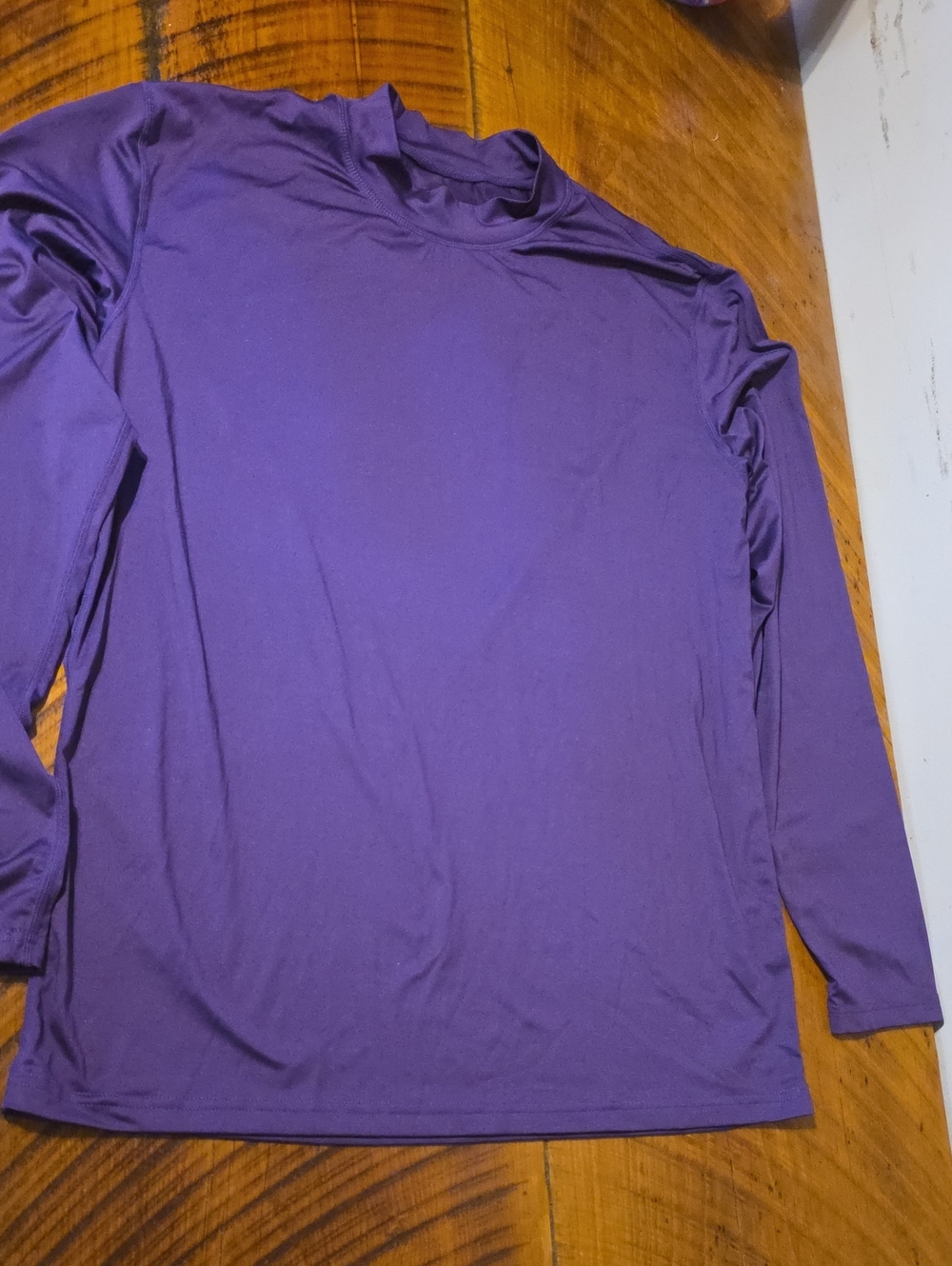 OGEENIER Purple Performance Long Sleeve Top